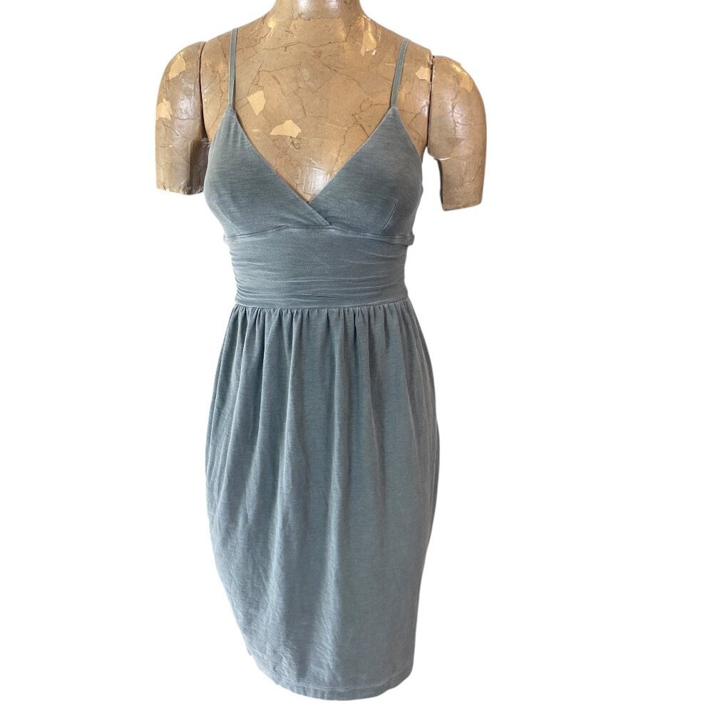 James Perse Empire Sundress Sz 1 Gray #289Q‎